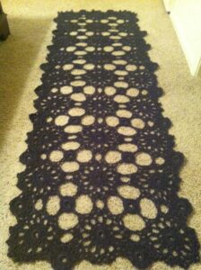 circular motif shawl made by marni